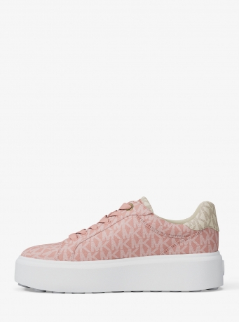 MICHAEL Michael Kors Romey Two-Tone Logo Platform Sneaker