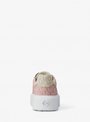 Michael Kors Romey Two-Tone Logo Platform Sneaker