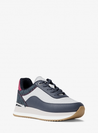 MICHAEL Michael Kors Hattie Mixed-Media Trainer