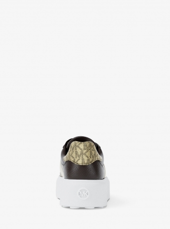 MICHAEL Michael Kors Romey Signature Logo Stripe Platform Sneaker