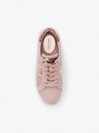MICHAEL Michael Kors Romey Signature Logo Stripe Platform Sneaker