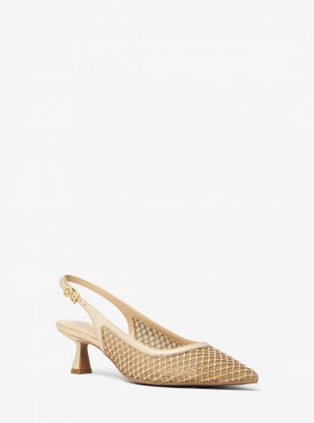 Amali Embellished Mesh Pump