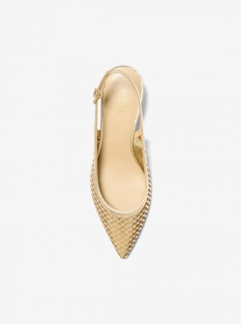 Amali Embellished Mesh Pump