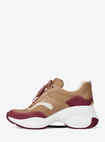 Kaia Mixed-Media Trainer