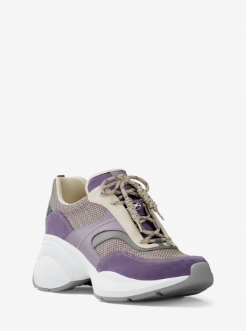 Kaia Mixed-Media Trainer