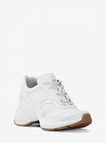 Kaia Mixed-Media Trainer