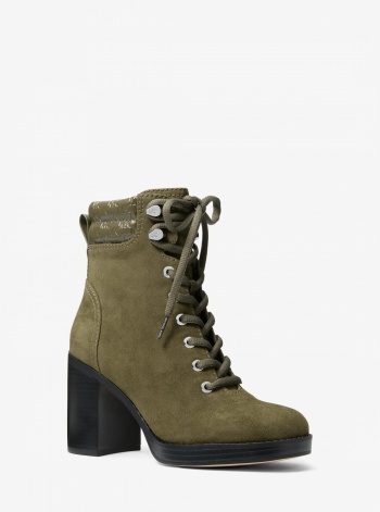 Lacy Block Heel Boot