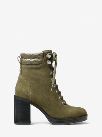 Lacy Block Heel Boot