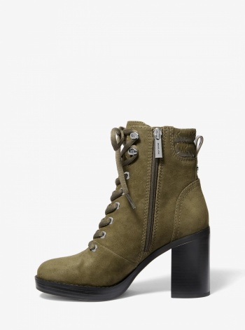 Lacy Block Heel Boot