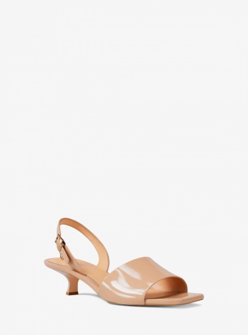 Merrie Patent Kitten Heel Sandal