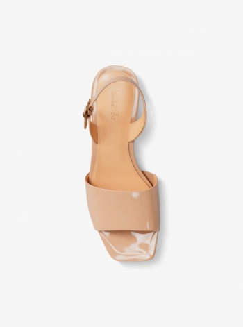 Merrie Patent Kitten Heel Sandal
