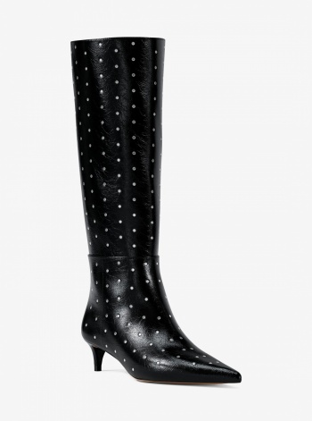 Nalia Studded Kitten Heel Boot
