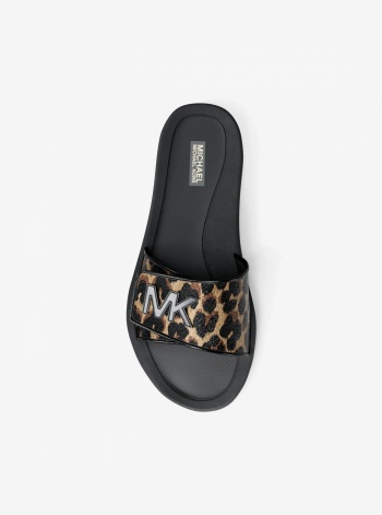 Palmer Cheetah Print Slide Sandal