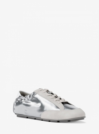 Susie Metallic Leather Trainer