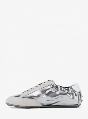 Susie Metallic Leather Trainer