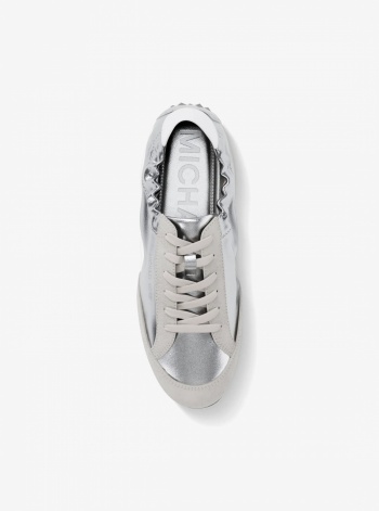 Susie Metallic Leather Trainer
