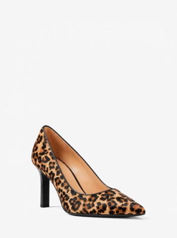 Willa Flex Leopard Print Calf Hair Pump