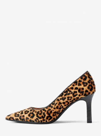 Willa Flex Leopard Print Calf Hair Pump