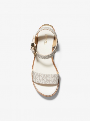 Michael Kors Richie Signature Logo Platform Espadrille Sandal