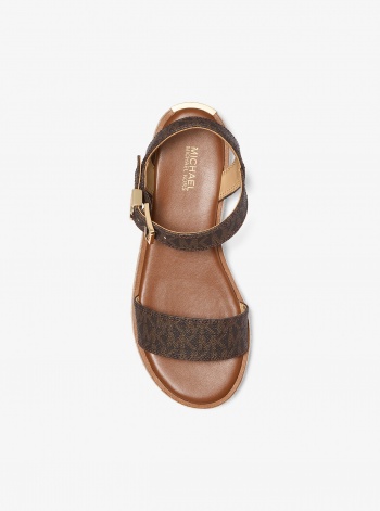 Michael Kors Richie Signature Logo Platform Espadrille Sandal