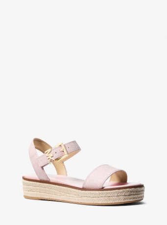 MICHAEL Michael Kors Richie Signature Logo Platform Espadrille Sandal