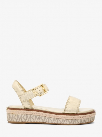 MICHAEL Michael Kors Richie Metallic Platform Espadrille Sandal