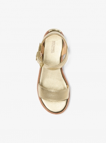 Michael Kors Richie Metallic Platform Espadrille Sandal