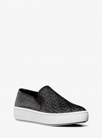 Michael Kors Teddi Signature Logo Slip-On Sneaker