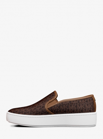 MICHAEL Michael Kors Teddi Signature Logo Slip-On Sneaker