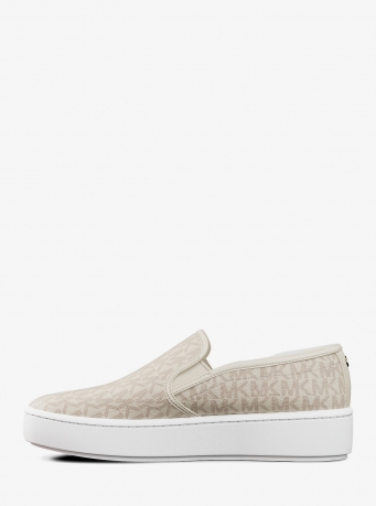 MICHAEL Michael Kors Teddi Signature Logo Slip-On Sneaker
