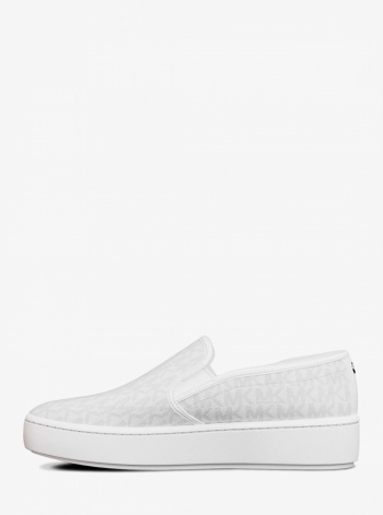 Michael Kors Teddi Signature Logo Slip-On Sneaker