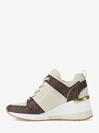 MICHAEL Michael Kors Georgie Signature Logo Trainer
