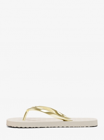 Michael Kors Signature Logo Flip Flops