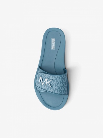 Michael Kors Palmer Signature Logo Slide Sandal