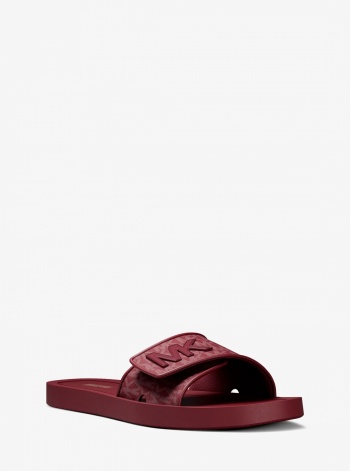 Michael Kors Palmer Signature Logo Slide Sandal