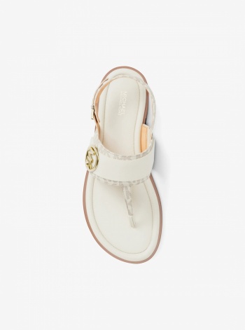 Carmen Signature Logo Thong Sandal