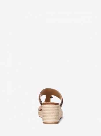 Zoe Signature Logo Wedge Sandal