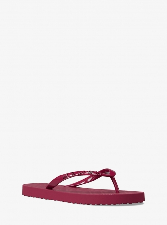 Michael Kors Signature Logo Flip Flops