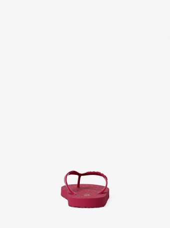Michael Kors Signature Logo Flip Flops