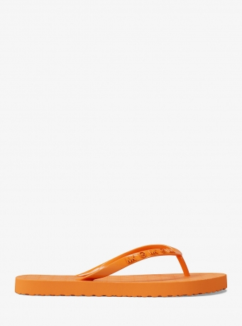 Michael Kors Signature Logo Flip Flops