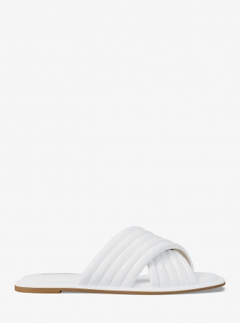 Michael Kors Portia Patent Slide Sandal