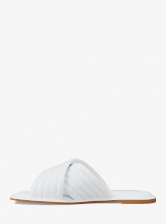Michael Kors Portia Patent Slide Sandal