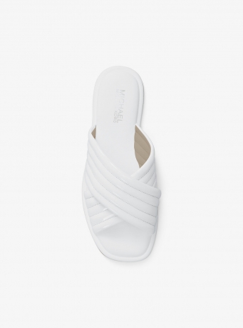 Michael Kors Portia Patent Slide Sandal