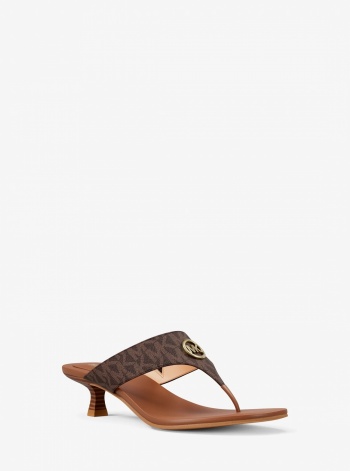 Anneka Signature Logo Thong Sandal
