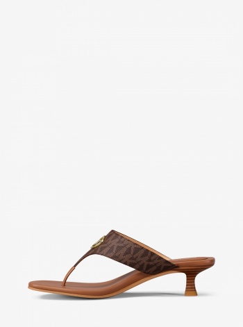 Anneka Signature Logo Thong Sandal