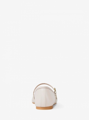 Phoebe Signature Logo Trim Ballet Flat