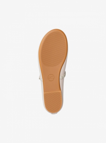 Phoebe Signature Logo Trim Ballet Flat
