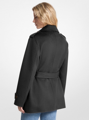 MICHAEL Michael Kors Wool Blend Belted Wrap Coat
