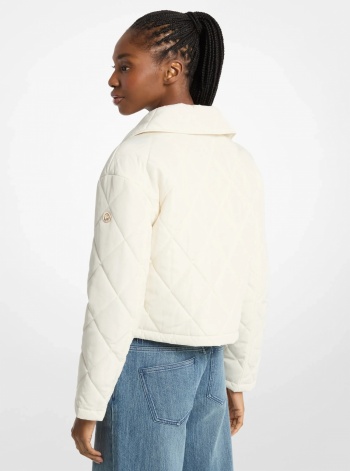 Cropped Quilted Jacket