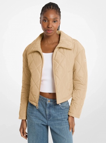 Cropped Quilted Jacket